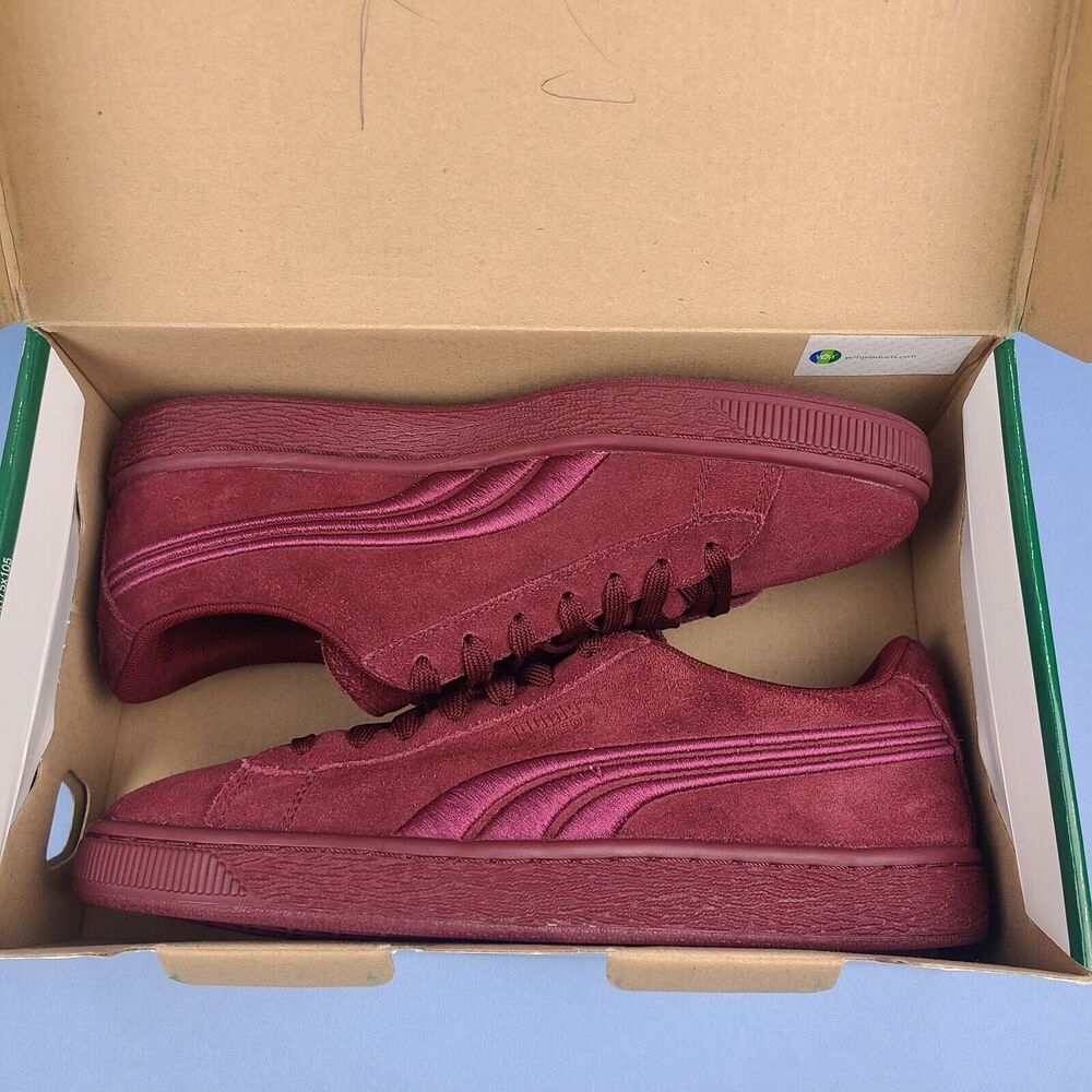 Puma Sneakers GS Kids Size 7 Suede Classic Badge Junior Cabernet 362951-06 Jr - Picture 15 of 15
